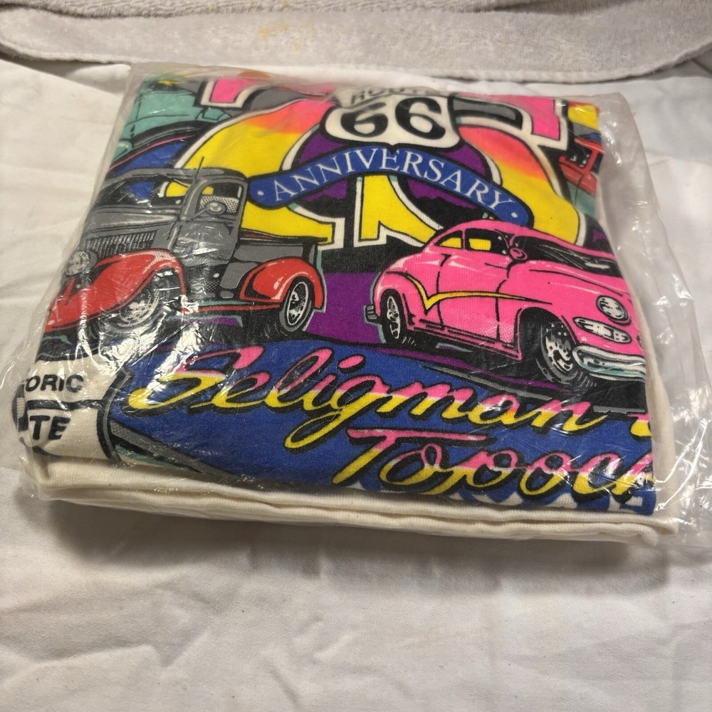 Historic Route 66 Fun Run Seligman to Topock AZ Size XL Shirt 75th Anniversary